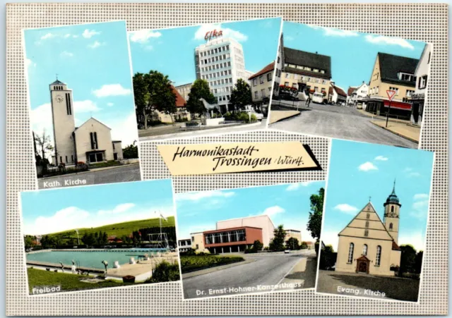 Postcard - Harmonikastadt - Trossingen, Germany