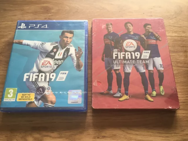 Fifa 19 + Steel book! - PS4 - PAL UK - Brand New & Factory Sealed!