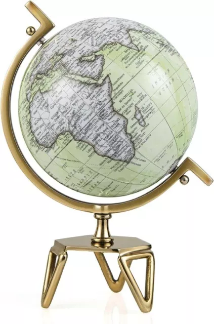Geographic World Globe Rotating World Map Desktop Globe Office Decoration 5 Inch