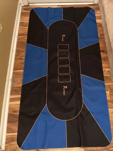 PLAYWUS Poker Mat 70 x 35 Inch Smooth Easy Cleaning Poker Table Top Non-Slip