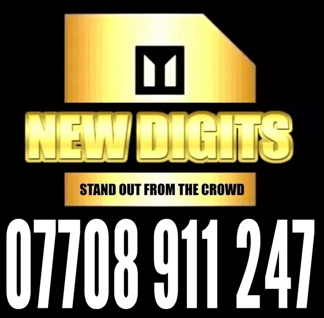 Gold Vip Premium Uk Platinum Mobile Phone Number Sim Card Exclusive 911 247