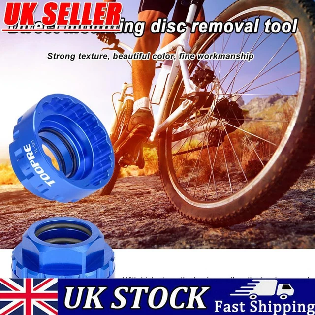 Bike Direct Mount Chainring Lock Ring Tool for M7100 M8100 M9100 (Blue)