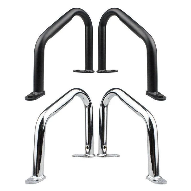2× US Motorcycle Engine Guard Steel Highway Crash Bar Engine Frame Protector
