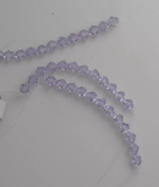 36 Beads # 5301  Swarovski Beads 6Mm   Violet   * Lot    N 19