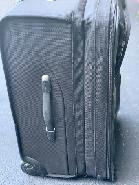 TUMI Alpha Short Trip 26" Expandable Wheeled Packing Case Suitcase - Black 2