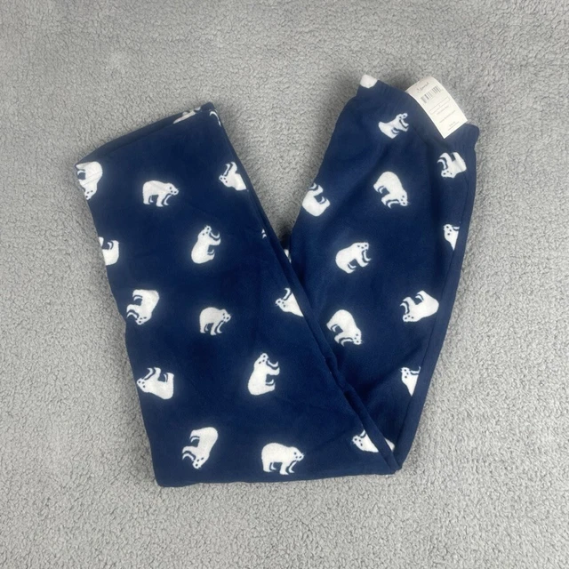 Leveret Men's Small Polar Bear Pajama Fleece Sleep Pants