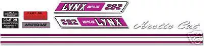 1972 Arctic Cat Lynx 292 Decal Graphic Kit Like Nos