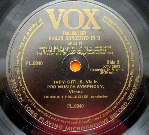 Felix Mendelssohn-Ba - Concerto For Violin And Orchestra - Used Vinyl R - I34z