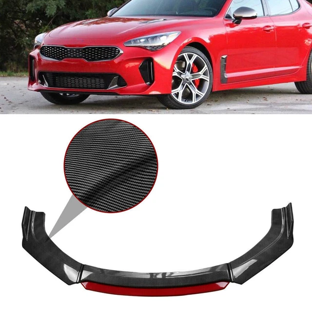 CARBON FIBER FRONT Bumper Lip Body Kit Spoiler Splitter For KIA Stinger