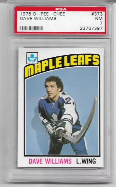 1978-79 Dave “Tiger” Williams Toronto Maple Leafs Game Worn Jersey - Photo  Match - Video Match – Tiger Williams Letter