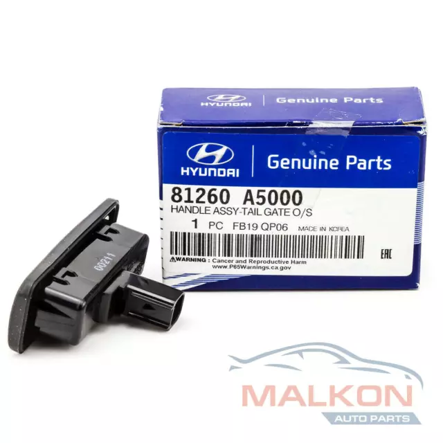  Genuine Hyundai 81260-A5000 Tailgate Handle Assembly :  Automotive