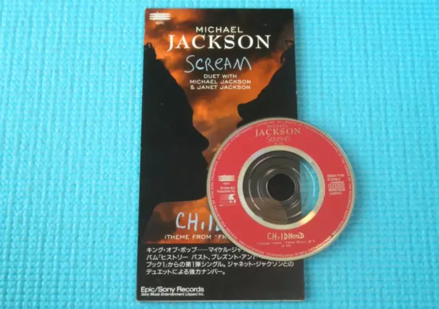 MICHAEL JACKSON 3" Single CD Scream / Childhood 1995 OOP Japan ESDA-7159