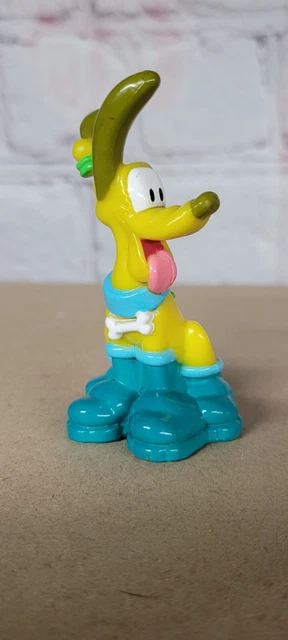 Disney Pluto Mickey Mouse Clubhouse Dog PVC Toy Figurine Rare Playset Figure HTF