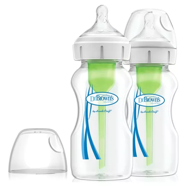 Dr. Brown Options + Anti-coliques Bébé Bouteilles 270ml 2-Pack sans Bpa Tout 2