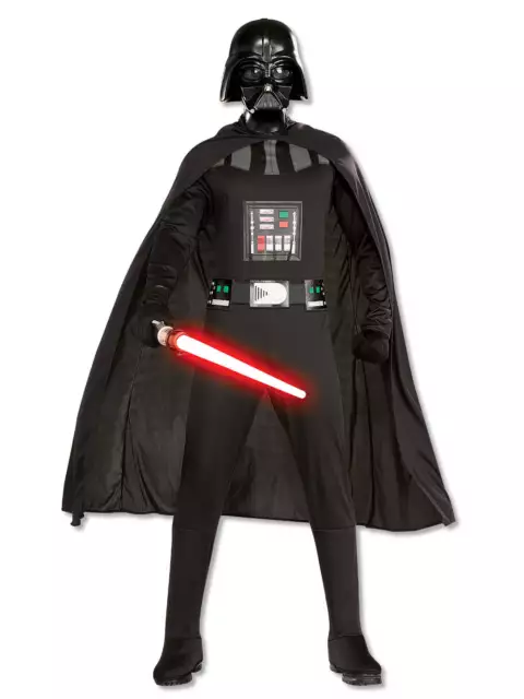 Darth Vader Deluxe Plus Size Costume Adults Official Star Wars Mens Mask Cape