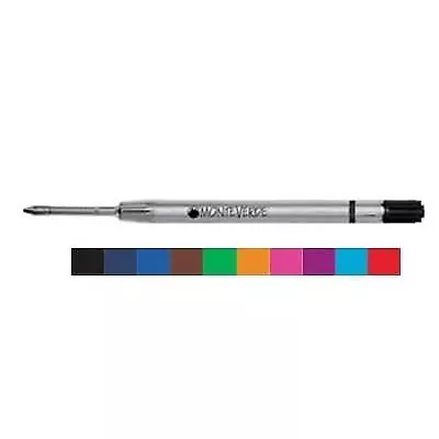 2 x Parker Compatible Fine Capless Ballpoint Gel Refill Monteverde - 10 Colours