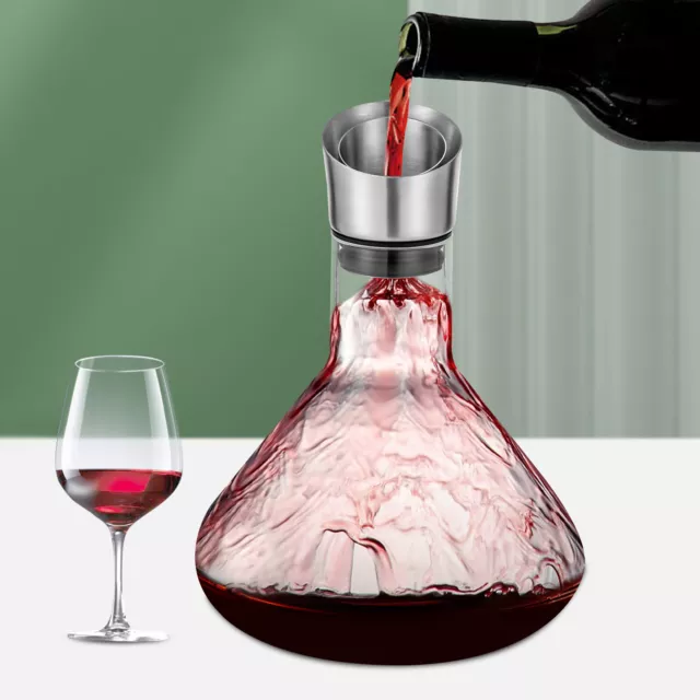 1500 ml decantador de vino tinto cristal sin plomo jarra de vino gran capacidad