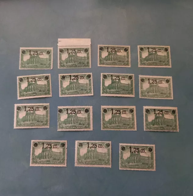 Deutsches Reich Michel 116 Postfrisch 15 Stück MNH