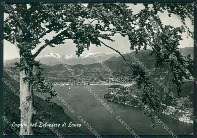 Como Lanzo d'Intelvi Lugano Lago di Foto FG cartolina KB3264