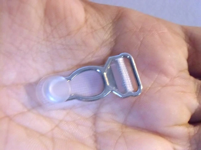 1 Porte jarretelles à l'unité 2 rangs élastique 1 clip métal original