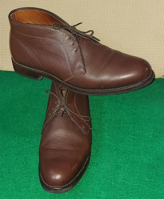 ALLEN EDMONDS MALVERN Chukka Boots 9E wide Brown Calf $75.00  display picture 3