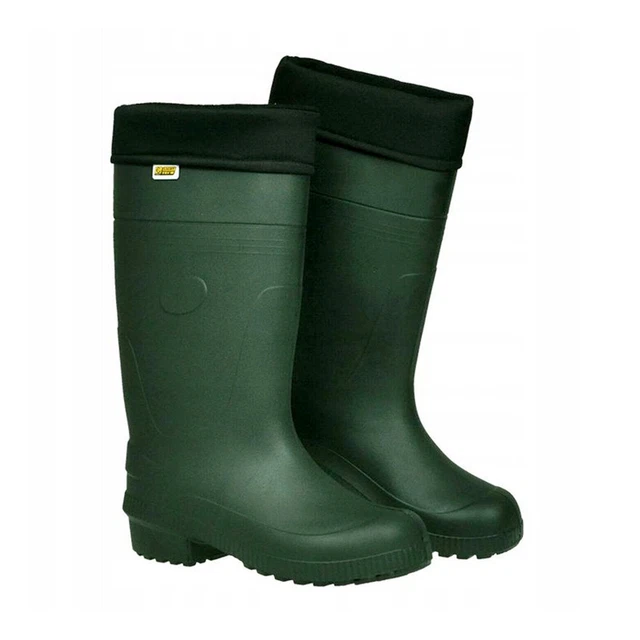 Bottes De Pluie Toughees Demar Pour Enfant Taille 24/25 - Bleu Marine Avec Détail Vert Manchette, Occasion