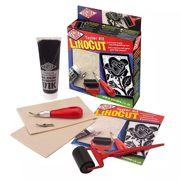 ESSDEE Linocut Bloque Estampado Creación Catador Kit