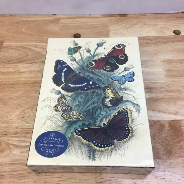 John Derian Paper Goods Dancing Butterflies 750-Piece Puzzle New Sealed