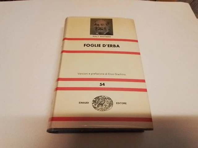 Whitman ,Foglie D Erba NUE Einaudi 1965, 25gn24 Whitman ,Foglie D Erba NUE Einaudi 1965, 25gn24