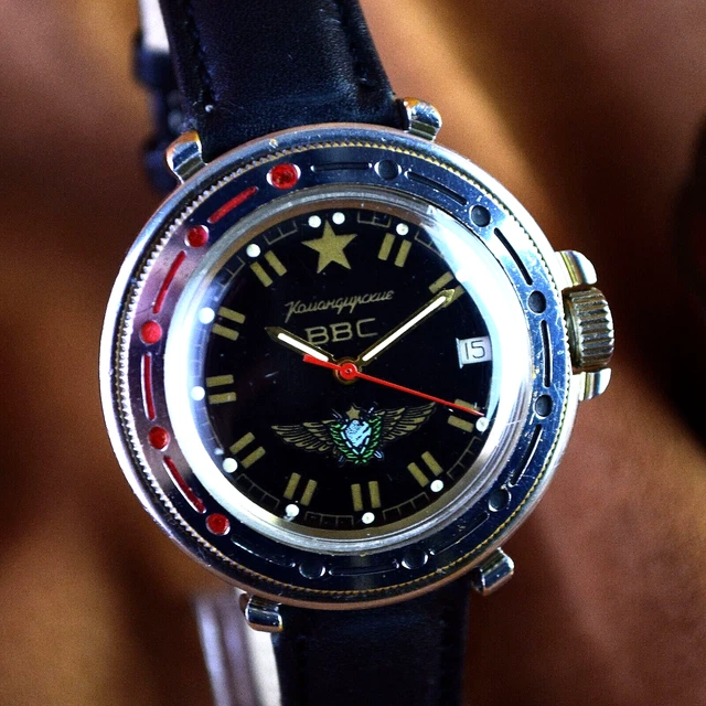 OROLOGIO VINTAGE, VOSTOK, Komandirskie, Aeronautica, Meccanico Militare Sovietico 305179422897