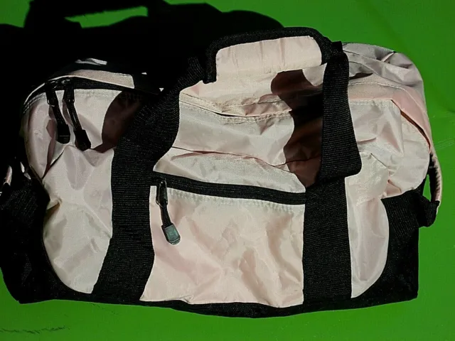 Pink Nylon Tote Shoulder Bag Travel Gym Weekender Nwot Crossbody 069-02-0403