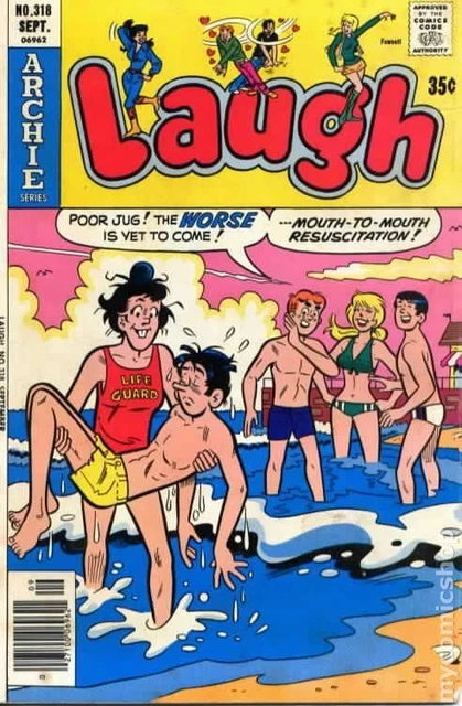 Laugh Comics #318 VG- 3.5 1977 Stock Image Low Grade