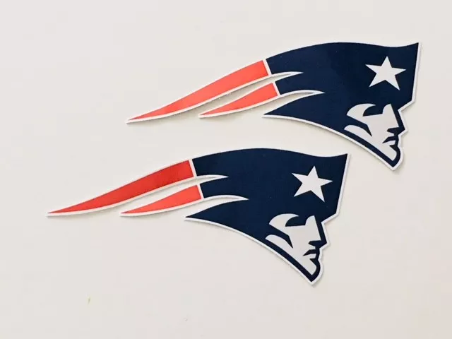 4x New England Patriots Car Bumper Window Laptop Wall Vinyl Decals Stickers