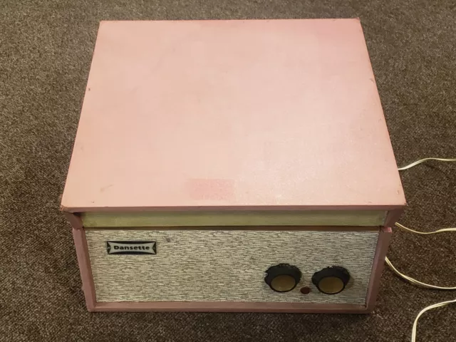 Vintage Dansette Tempo Portable Record Player Garrard Deck *Spares Or Repair* 2