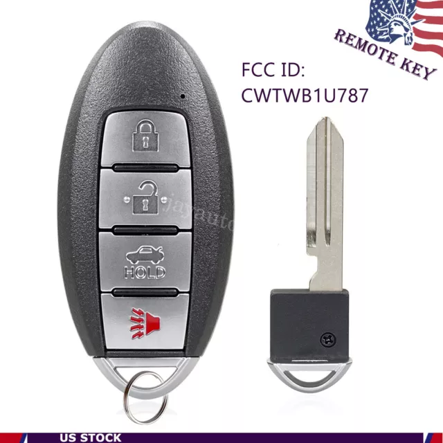 Replacement For Infiniti M35h M37 M56 Q70 QX56 Keyless Remote Key Fob CWTWB1U787