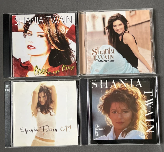 LOT OF 4 Shania Twain Albums Come On Over Up The Woman In Me Greatest