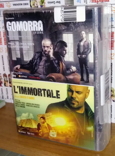 GOMORRA La Serie Stagioni 1-4 + l' Immortale DVD box