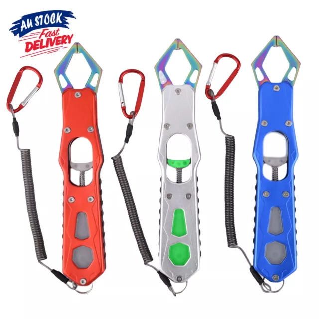 Stainless Steel Fishing Lip Grip Tool Remove Hook Remover Fish Gripper Pliers