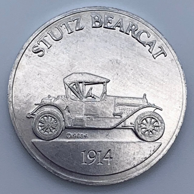 STUTZ BEARCAT 1914 The Franklin Mint DX Sunoco Antique Car Coin Series
