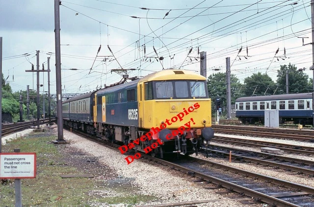 ORIGINAL 35MM Slide Railway Diesel /Steam-86235 @ Preston Jul 1982 £3. ...
