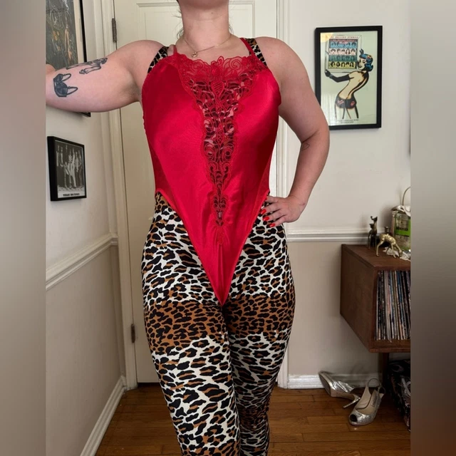 80S VINTAGE HIGH Cut Red Satin Teddy $45.00 - PicClick 80S VINTAGE HIGH Cut Red Satin Teddy $45.00 - PicClick