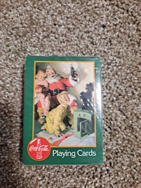 Vintage Coca-Cola Christmas Playing Cards