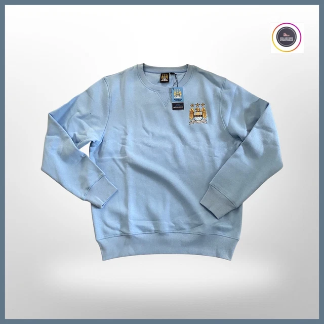 Manchester City FC Fußball Herren blau Vlies Pullover offiziell - groß