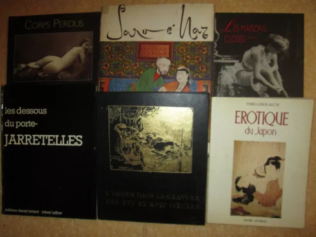 (Erotisme/Curiosa)Lot/Collection De 10 Beaux Livres,Dont Eo Num,Paul Verlaine...