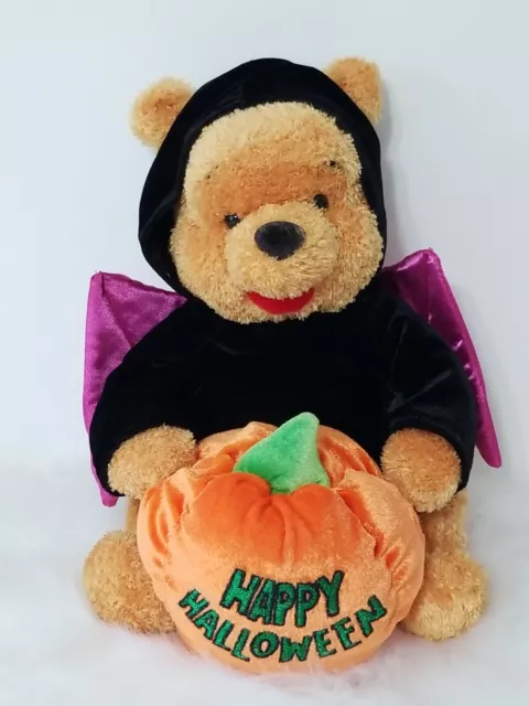 Disney Winnie The Pooh 10" Pooh Hapoy Halloween Bat Costume Plush