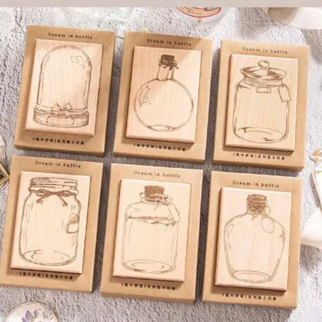 Wood Stamps Cards Decoration Comfortable Embossing Craft Exquisite Fresh