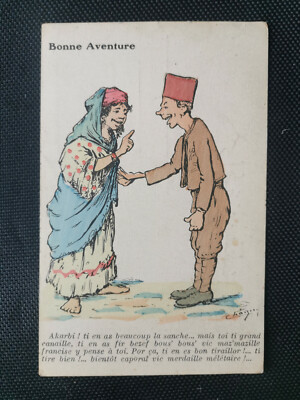 CPA ILLUSTRATEUR CHAGNY AS'TENA FAROUDJA KIF KIF 