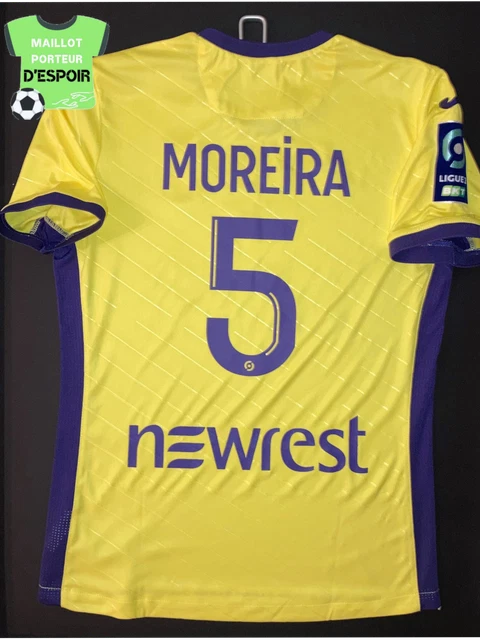 MAILLOT PORTÉ, MATCH worn shirt MOREIRA TOULOUSE FC (Amiens-TFC