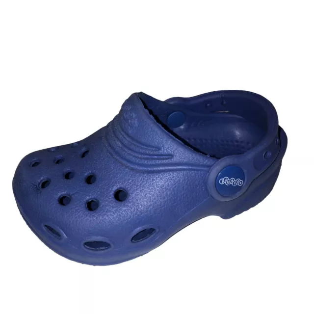 Crocs Jibbitz Kids Boys Girls Toddler XS 6/7 Blue Rubber Sandals Clogs Shoes