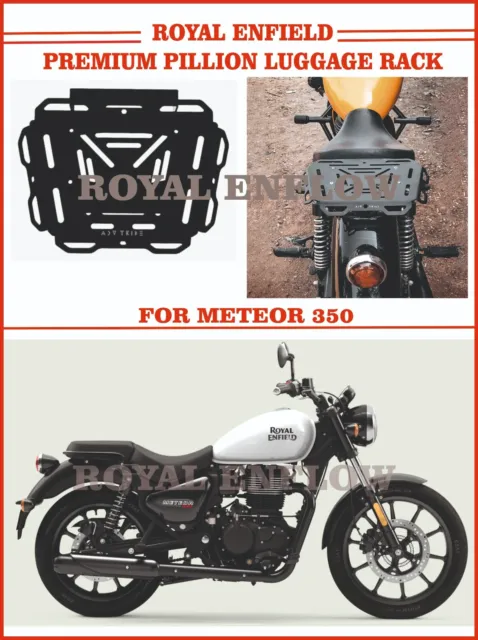 Fit For Royal Enfield Premium Pillion Luggage Rack for METEOR 350 -